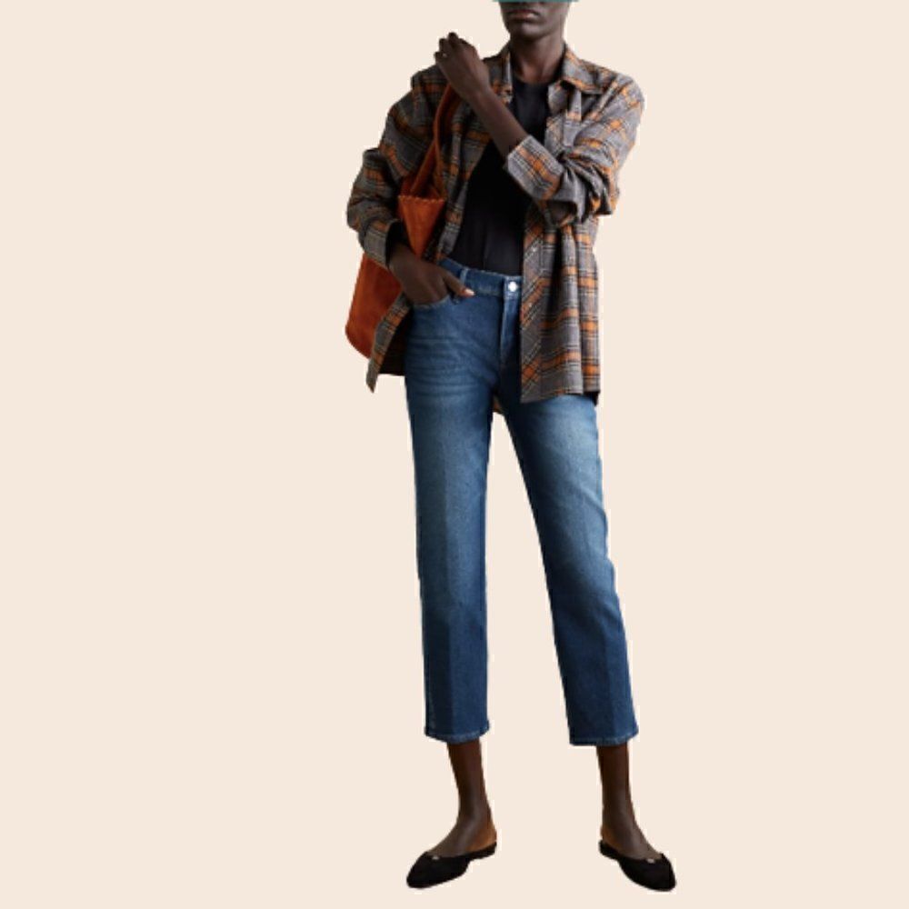 FRAME Le Nouveau high-rise straight-leg jeans Size 25